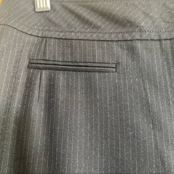 AKRIS PUNTO 100% Wool Pinstripe Tailored Pants: Sz 6 - Picture 3 of 7